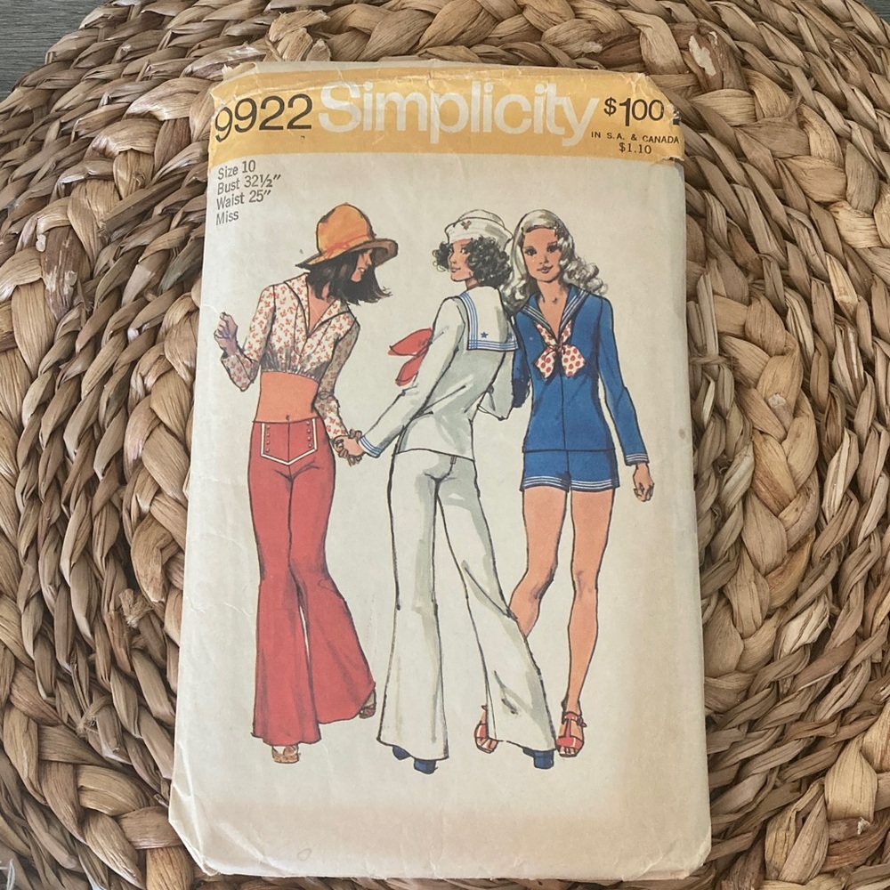 Vintage Simplicity 9922 Sewing Pattern